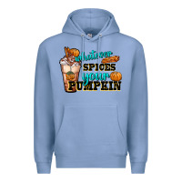 Colony Blue whatever spice your pumpkin coffee cup Premium Hoodie - FaDigitalArtStudio