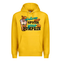 Lemon whatever spice your pumpkin coffee cup Premium Hoodie - FaDigitalArtStudio