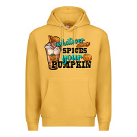 Mustard whatever spice your pumpkin coffee cup Premium Hoodie - FaDigitalArtStudio