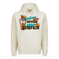 Oatmeal Heather whatever spice your pumpkin coffee cup Premium Hoodie - FaDigitalArtStudio
