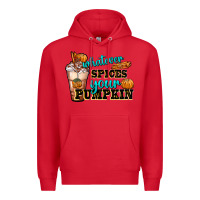 Red whatever spice your pumpkin coffee cup Premium Hoodie - FaDigitalArtStudio