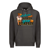 Smoke whatever spice your pumpkin coffee cup Premium Hoodie - FaDigitalArtStudio