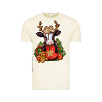 Vintage Arctic christmas baby cow hot cocoa Vintage Tee - Jasminsmagicworld