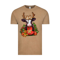 Vintage Coffee christmas baby cow hot cocoa Vintage Tee - Jasminsmagicworld
