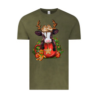 Vintage Olive christmas baby cow hot cocoa Vintage Tee - Jasminsmagicworld