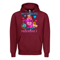 Burgundy My Students Are My Valentines Day Coffee Mug Zipper Hoodie - FaDigitalArtStudio