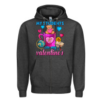Charcoal Heather My Students Are My Valentines Day Coffee Mug Zipper Hoodie - FaDigitalArtStudio