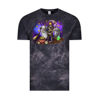 Cloud Black Cow Halloween Vintage Tee - RanaPortraitStore