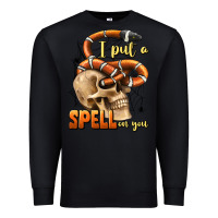 Black i put a spell on you Premium Sweatshirt - BundleAndBundleShop