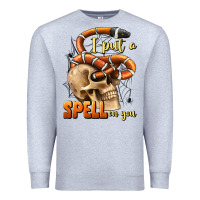 Heather Grey i put a spell on you Premium Sweatshirt - BundleAndBundleShop