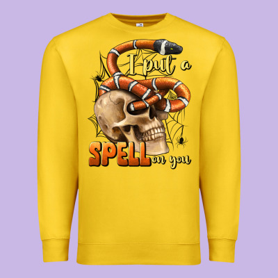 I Put A Spell On You Premium Sweatshirt Designed By Bundleandbundleshop