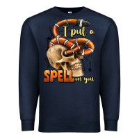 Navy i put a spell on you Premium Sweatshirt - BundleAndBundleShop