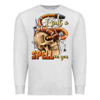 Oatmeal Heather i put a spell on you Premium Sweatshirt - BundleAndBundleShop