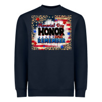 Navy memorial day honor and remember Heavyweight Sweatshirt - CowGirlArtShop