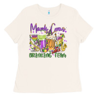Bone mardi gras drinking team Ladies Tee - MaliasSmallBusiness