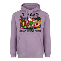 Lavender I Have Obsessive Christmas Disorder Heavyweight Hoodie - FaDigitalArtStudio
