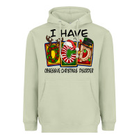 Matcha I Have Obsessive Christmas Disorder Heavyweight Hoodie - FaDigitalArtStudio