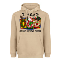 Mushroom I Have Obsessive Christmas Disorder Heavyweight Hoodie - FaDigitalArtStudio