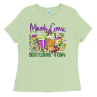 Matcha mardi gras drinking team Ladies Tee - MaliasSmallBusiness