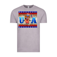 Vintage Zinc usa hot dog Vintage Tee - BarkalooDesign