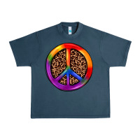 Midnight Navy peace sign pride Urban Heavy Tee - JahusDesignShop