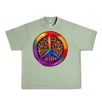 Oil Green peace sign pride Urban Heavy Tee - JahusDesignShop
