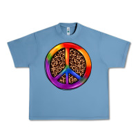 Pebble Blue peace sign pride Urban Heavy Tee - JahusDesignShop