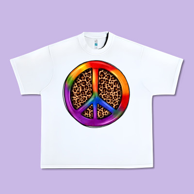 Peace Sign Pride Urban Heavy Tee Designed By Jahusdesignshop