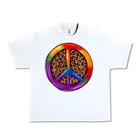 White peace sign pride Urban Heavy Tee - JahusDesignShop
