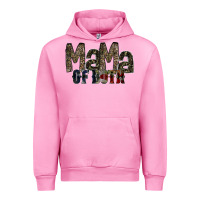 Fuchsia Pink mama of both Urban Hoodie - RacoonDesign
