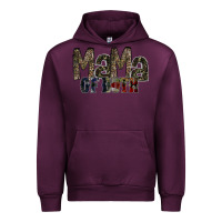 Mauve Wine mama of both Urban Hoodie - RacoonDesign