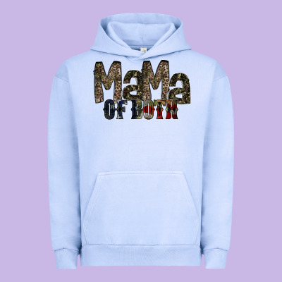 Mama Of Both Urban Hoodie Designed By Racoondesign