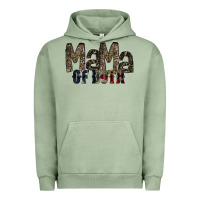 Pigment Oil Green mama of both Urban Hoodie - RacoonDesign