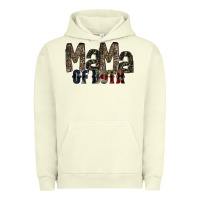 Pigment Pistachio mama of both Urban Hoodie - RacoonDesign