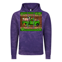 Cloud Purple st Patricks farm animals truck Vintage Hoodie - Jasminsmagicworld