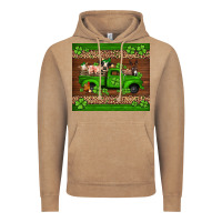 St Patricks Farm Animals Truck Vintage Hoodie | Teevron