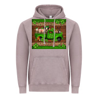 Vintage Zinc st Patricks farm animals truck Vintage Hoodie - Jasminsmagicworld