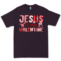 Plum jesus is my valentine Premium Tee - MaliasSmallBusiness