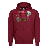 Burgundy Valentine's Day roses are red i am going to bed Zipper Hoodie - FaDigitalArtStudio