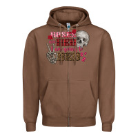 Chestnut Valentine's Day roses are red i am going to bed Zipper Hoodie - FaDigitalArtStudio