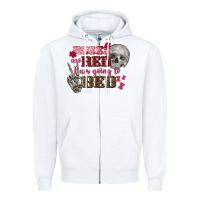 White Valentine's Day roses are red i am going to bed Zipper Hoodie - FaDigitalArtStudio