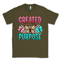Army Green created with a purpose Classic Tee - Artiststas