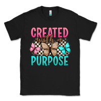 Black created with a purpose Classic Tee - Artiststas