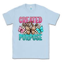 Dusty Blue created with a purpose Classic Tee - Artiststas