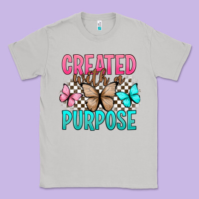 Created With A Purpose Classic Tee Designed By Artiststas