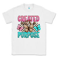 White created with a purpose Classic Tee - Artiststas