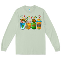 Matcha Cinco de Mayo Coffee Cups Long Sleeve Tee - texasbilliewilder