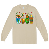 Mushroom Cinco de Mayo Coffee Cups Long Sleeve Tee - texasbilliewilder