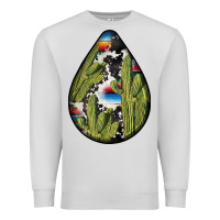Dove Grey mexican teardrop  3 Premium Sweatshirt - BundleAndBundleShop