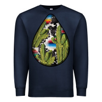 Navy mexican teardrop  3 Premium Sweatshirt - BundleAndBundleShop